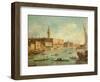 The Doge's Palace and the Molo from the Basin of San Marco, Venice, C.1770-Francesco Guardi-Framed Giclee Print