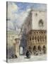 The Doge's Palace and the Piazzetta, Venice-William Callow-Stretched Canvas