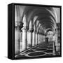 The Doge's Palace at Night, Venice, Veneto Region, Italy-Nadia Isakova-Framed Stretched Canvas