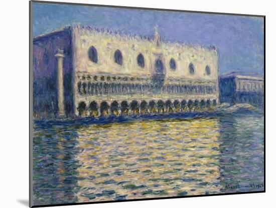 The Doge's Palace in Venice. 1908-Claude Monet-Mounted Giclee Print