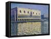 The Doge's Palace in Venice. 1908-Claude Monet-Framed Stretched Canvas