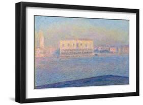 The Doge's Palace Seen from San Giorgio Maggiore, 1908-Claude Monet-Framed Giclee Print