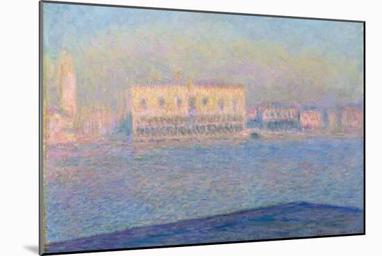 The Doge's Palace Seen from San Giorgio Maggiore, 1908-Claude Monet-Mounted Giclee Print