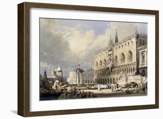The Doge's Palace, Venice-Samuel Prout-Framed Giclee Print