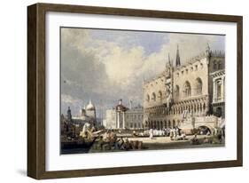 The Doge's Palace, Venice-Samuel Prout-Framed Giclee Print