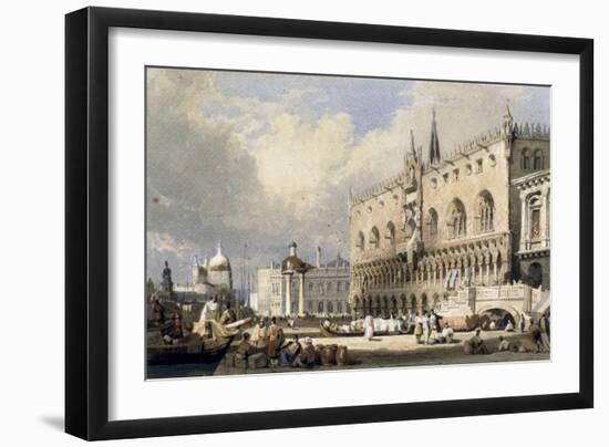 The Doge's Palace, Venice-Samuel Prout-Framed Giclee Print