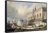 The Doge's Palace, Venice-Samuel Prout-Framed Stretched Canvas