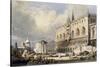 The Doge's Palace, Venice-Samuel Prout-Stretched Canvas