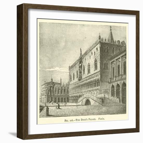 The Doge's Palace, Venice-null-Framed Giclee Print