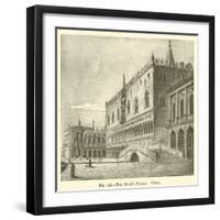The Doge's Palace, Venice-null-Framed Giclee Print