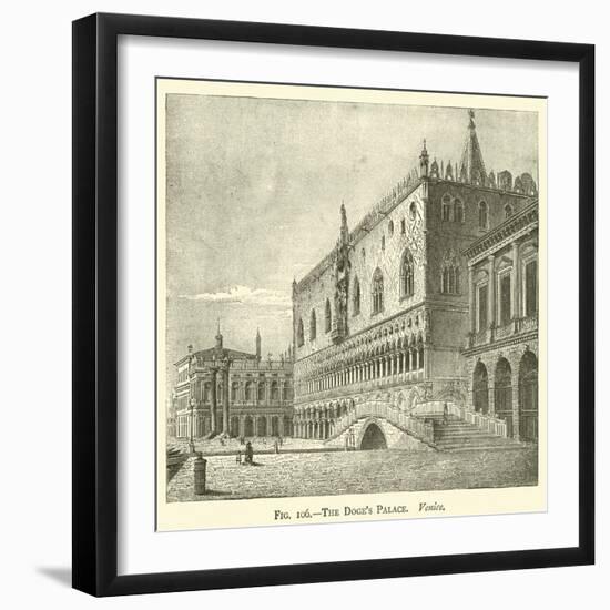 The Doge's Palace, Venice-null-Framed Giclee Print