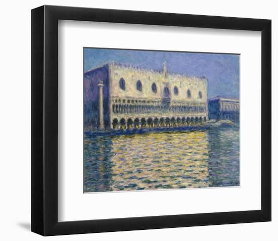 The Doges Palace, 1908-Claude Monet-Framed Art Print