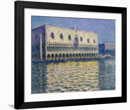 The Doges Palace, 1908-Claude Monet-Framed Art Print