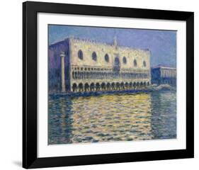 The Doges Palace, 1908-Claude Monet-Framed Art Print