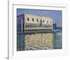 The Doges Palace, 1908-Claude Monet-Framed Art Print