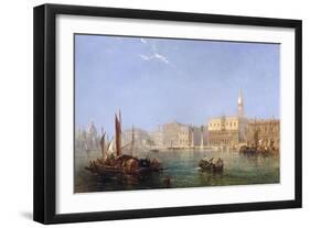 The Doges Palace from the Water, 1868-James Edwin Meadows-Framed Giclee Print