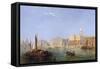 The Doges Palace from the Water, 1868-James Edwin Meadows-Framed Stretched Canvas