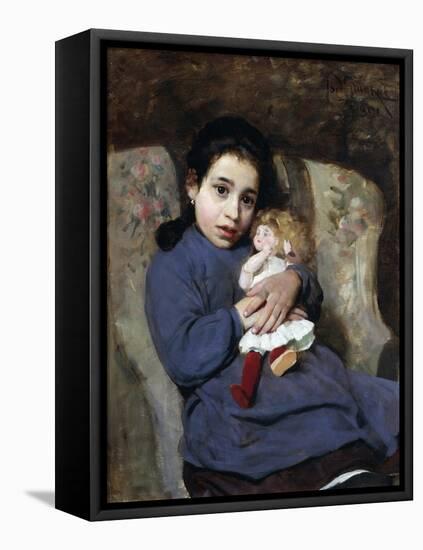 The Doll, 1891-Isidoro Grunhut-Framed Stretched Canvas