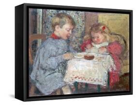 The Doll's Dinner Party, 1905-Georges Lemmen-Framed Stretched Canvas