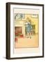 The Doll's Greeting-Eugene Field-Framed Art Print