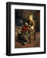 The Doll's Supper-Evert Pieters-Framed Premium Giclee Print