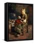 The Doll's Supper-Evert Pieters-Framed Stretched Canvas