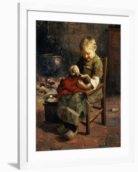 The Doll's Supper-Evert Pieters-Framed Giclee Print