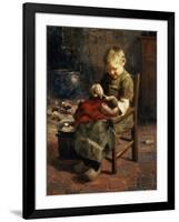 The Doll's Supper-Evert Pieters-Framed Giclee Print