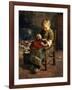 The Doll's Supper-Evert Pieters-Framed Giclee Print