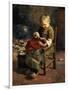 The Doll's Supper-Evert Pieters-Framed Giclee Print