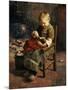 The Doll's Supper-Evert Pieters-Mounted Giclee Print