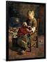 The Doll's Supper-Evert Pieters-Framed Giclee Print