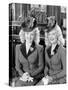 The Dolly Sisters, from Left, Betty Grable, June Haver, 1945-null-Stretched Canvas