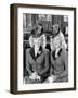 The Dolly Sisters, from Left, Betty Grable, June Haver, 1945-null-Framed Photo