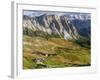 The Dolomites in the valley of Val Gardena in South Tyrol, Alto Adige. Italy-Martin Zwick-Framed Photographic Print