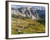 The Dolomites in the valley of Val Gardena in South Tyrol, Alto Adige. Italy-Martin Zwick-Framed Photographic Print