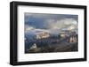 The dolomites in the Veneto. Monte Pelmo, Croda da Lago, Averau, Italy-Martin Zwick-Framed Photographic Print