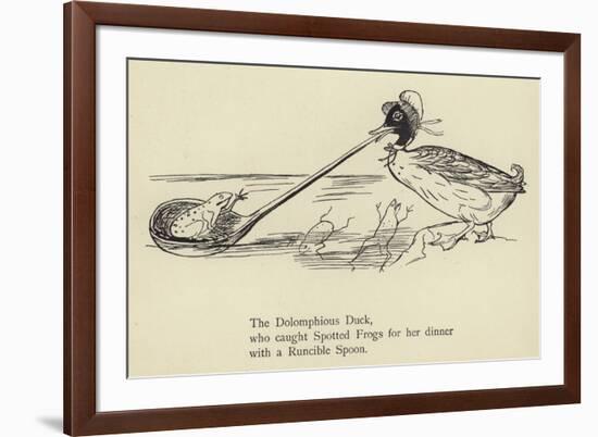 The Dolomphious Duck-Edward Lear-Framed Giclee Print