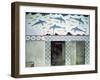 The Dolphin Frescoes in the Queen's Bathroom, Palace of Minos, 1600-1400 BC-Minoan-Framed Giclee Print