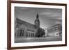 The Dom Cathedral - Famous Protestant Cathedral in Riga, Latvia (Black & White).-rglinsky-Framed Photographic Print