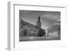 The Dom Cathedral - Famous Protestant Cathedral in Riga, Latvia (Black & White).-rglinsky-Framed Photographic Print