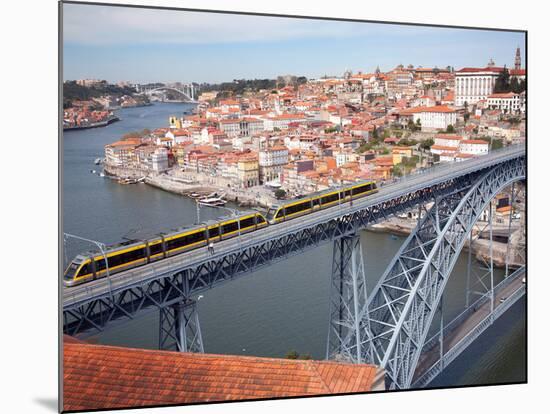 The Dom Luis 1 Bridge over River Douro, Porto (Oporto), Portugal-Adina Tovy-Mounted Photographic Print