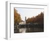 The Dom Tower and Canal Waterway on a Sunny Autumn Day, Utrecht, Utrecht Province, Netherlands, Eur-Stuart Forster-Framed Photographic Print