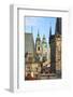 The dome and bell tower of the baroque church of St. Nicholas. Prague, Capital city of Czech-Tom Haseltine-Framed Photographic Print