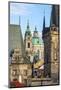 The dome and bell tower of the baroque church of St. Nicholas. Prague, Capital city of Czech-Tom Haseltine-Mounted Photographic Print