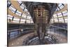 The Dome by Norman Foster, Reichstag Parliament Building at sunset, Mitte, Berlin, Germany, Europe-Markus Lange-Stretched Canvas