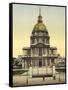 The Dome des Invalides, Paris, France, c.1890-1900-null-Framed Stretched Canvas