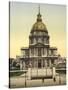 The Dome des Invalides, Paris, France, c.1890-1900-null-Stretched Canvas