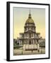 The Dome des Invalides, Paris, France, c.1890-1900-null-Framed Giclee Print