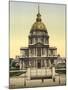 The Dome des Invalides, Paris, France, c.1890-1900-null-Mounted Giclee Print